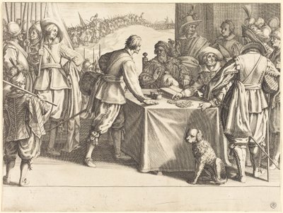 Zaciąg wojsk autorstwa Jacques Callot
