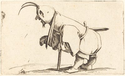Zakapturzony kaleka autorstwa Jacques Callot