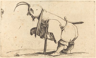 Zakapturzony kaleka, c. 1622. autorstwa Jacques Callot
