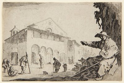 Przytułek autorstwa Jacques Callot