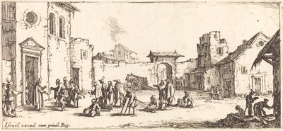 Szpital z filmu "Małe nieszczęścia wojny autorstwa Jacques Callot