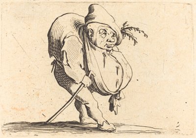 Dzwonnik z laską, ok. 1930 r. 1622. autorstwa Jacques Callot
