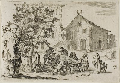 Karczma, z Kaprysów autorstwa Jacques Callot