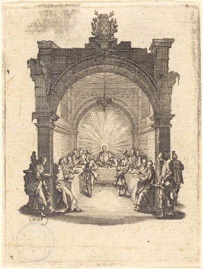 Ostatnia Wieczerza autorstwa Jacques Callot