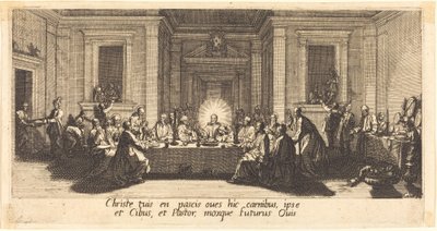 Ostatnia Wieczerza, c. 1618. autorstwa Jacques Callot