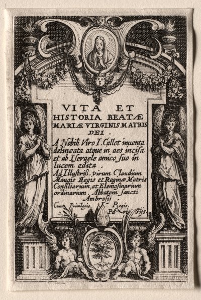 Życie Dziewicy autorstwa Jacques Callot