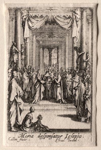 Życie Dziewicy: Małżeństwo Dziewicy autorstwa Jacques Callot