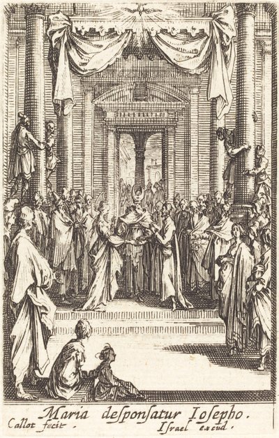 Małżeństwo Dziewicy autorstwa Jacques Callot