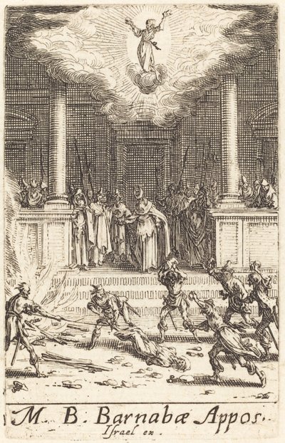 Męczeństwo św. 16341635. autorstwa Jacques Callot