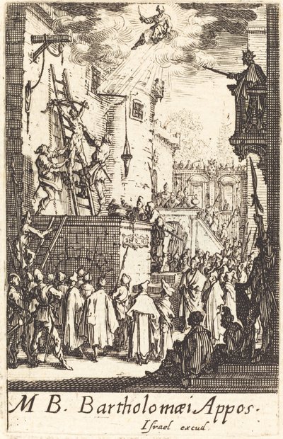Męczeństwo św. Bartłomieja autorstwa Jacques Callot