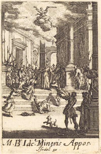 Męczeństwo św. 16341635. autorstwa Jacques Callot