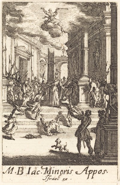 Męczeństwo św. 16341635. autorstwa Jacques Callot