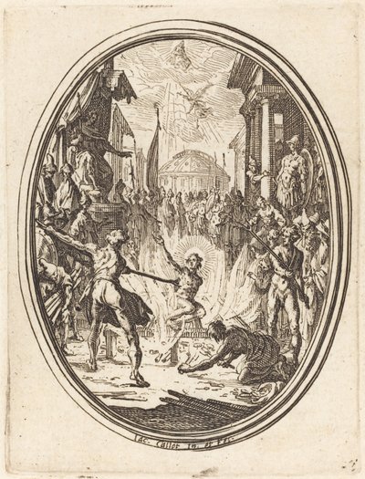 Męczeństwo św. Wawrzyńca autorstwa Jacques Callot