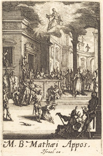 Męczeństwo św. Mateusza autorstwa Jacques Callot