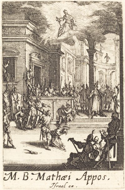 Męczeństwo św. Mateusza autorstwa Jacques Callot