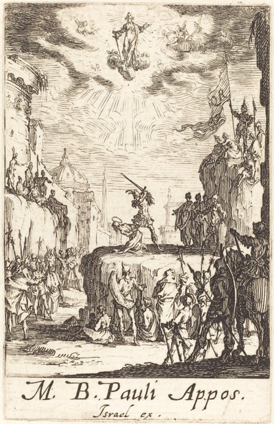 Męczeństwo św. 16341635. autorstwa Jacques Callot