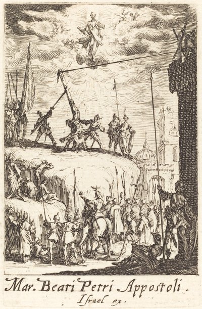 Męczeństwo św. Piotra autorstwa Jacques Callot