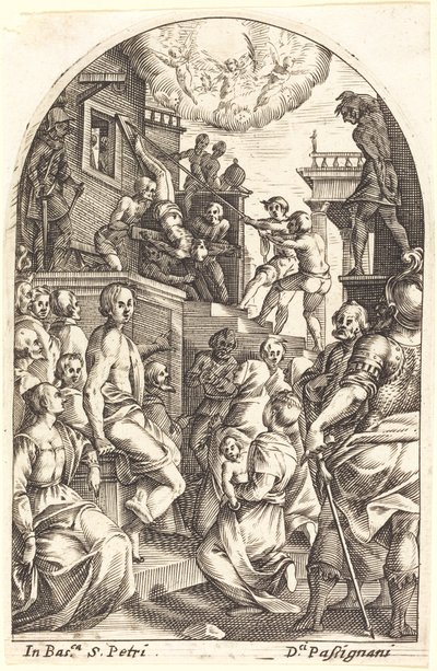 Męczeństwo św. Piotra autorstwa Jacques Callot
