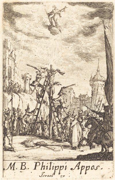 Męczeństwo św. Filipa autorstwa Jacques Callot