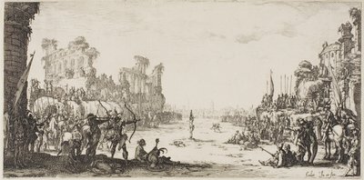 Męczeństwo świętego Sebastiana autorstwa Jacques Callot