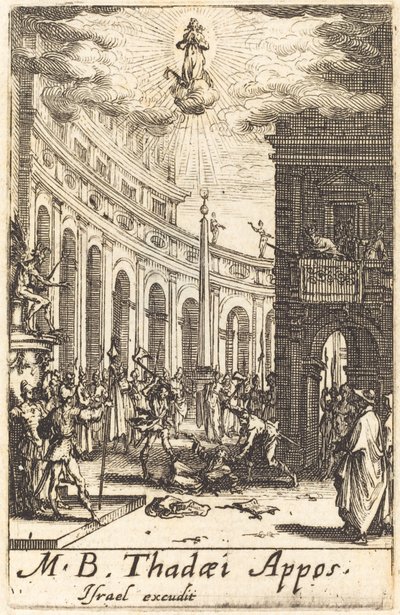 Męczeństwo św. 16341635. autorstwa Jacques Callot