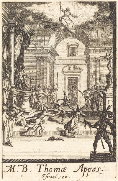 Męczeństwo św. Tomasza autorstwa Jacques Callot