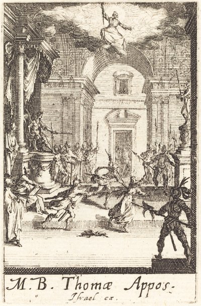 Męczeństwo św. Tomasza autorstwa Jacques Callot