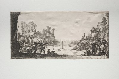 Męczeństwo św. Sebastiana. autorstwa Jacques Callot