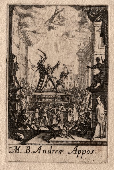 Męczeństwo Apostołów: Św. Andrzej. autorstwa Jacques Callot