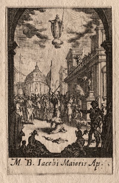 Męczeństwo apostołów: św. Jakub Większy autorstwa Jacques Callot