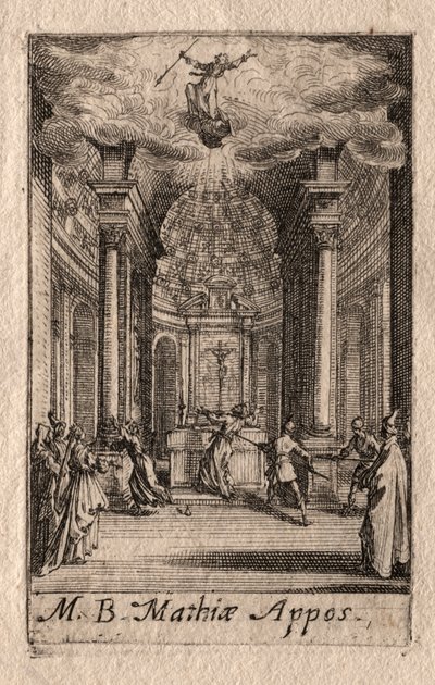Męczeństwo Apostołów: Św. Maciej autorstwa Jacques Callot