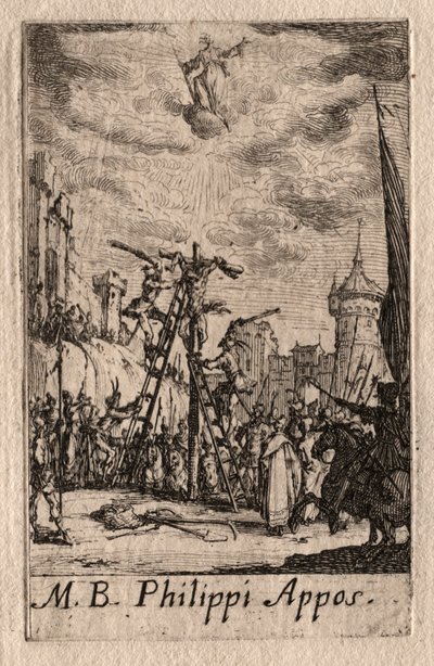 Męczeństwo Apostołów: św. Filip. autorstwa Jacques Callot