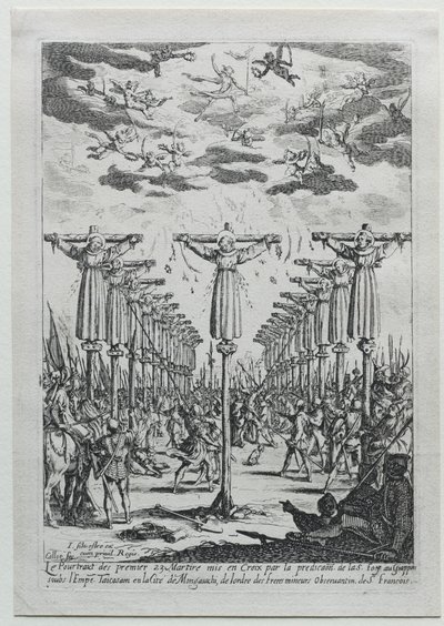 Męczennicy Japonii autorstwa Jacques Callot