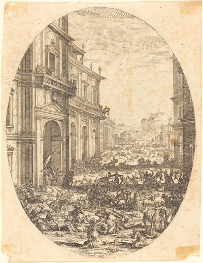 Masakra Niewinnych autorstwa Jacques Callot