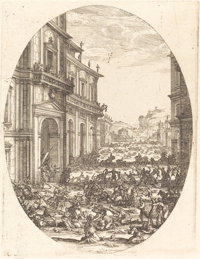 Masakra niewinnych, ok. 1930 16181620. autorstwa Jacques Callot
