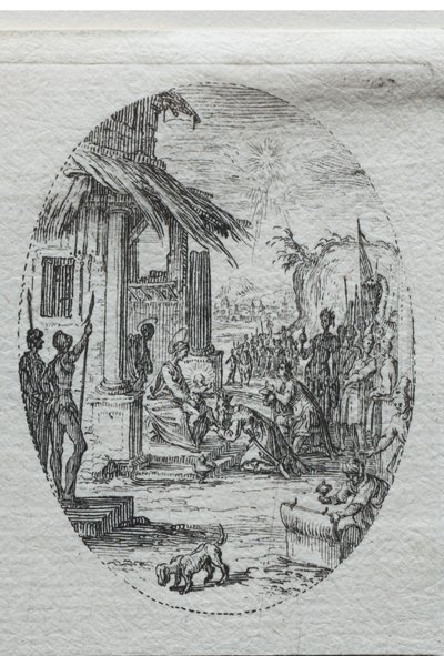 Tajemnice Męki: Adoracja Królów autorstwa Jacques Callot