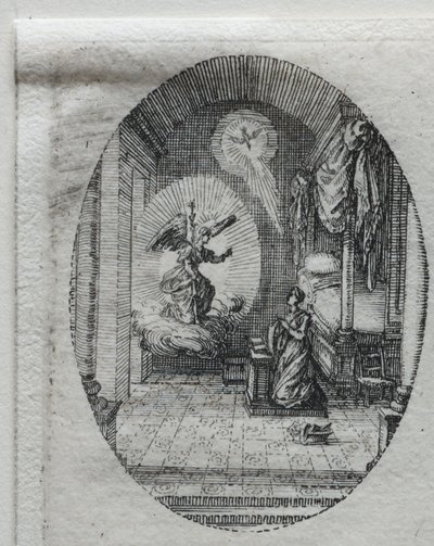 Tajemnice męki: Zwiastowanie autorstwa Jacques Callot