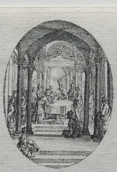 Tajemnice męki: obrzezanie. autorstwa Jacques Callot