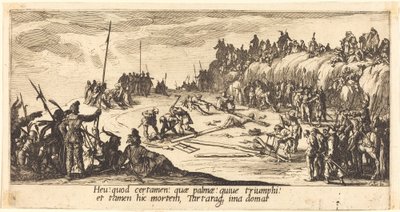 Przybicie do krzyża autorstwa Jacques Callot