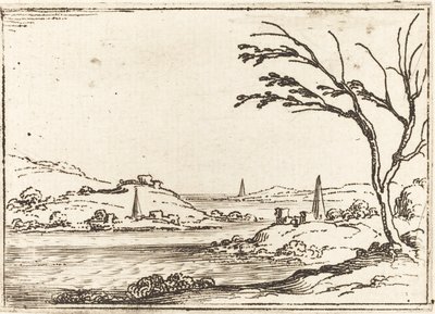 Powódź Nilu. autorstwa Jacques Callot