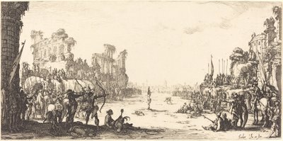 Próba strzałami (św. Sebastian) autorstwa Jacques Callot