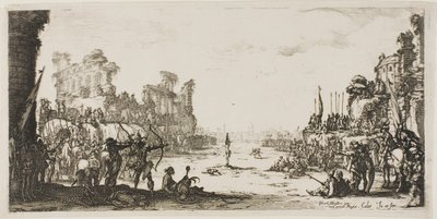 Męka przez strzały (Saint Sebastian) autorstwa Jacques Callot