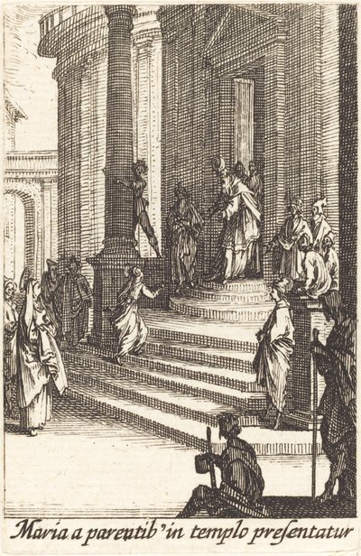 Ofiarowanie Dziewicy autorstwa Jacques Callot