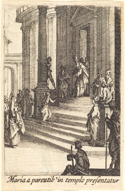 Ofiarowanie Dziewicy autorstwa Jacques Callot