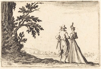 Promenada autorstwa Jacques Callot