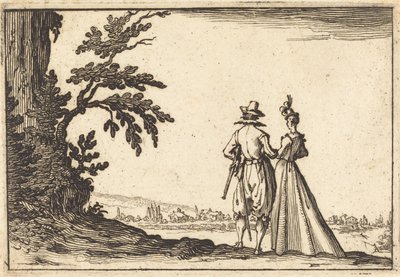 Promenada autorstwa Jacques Callot