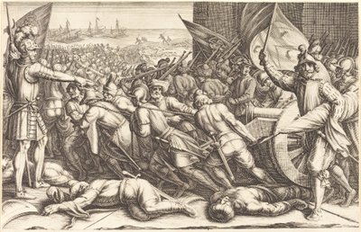 Ponowne zaokrętowanie wojsk autorstwa Jacques Callot