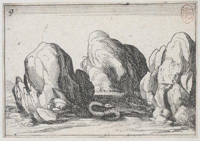 Wąż - nie. 9 z serii autorstwa Jacques Callot