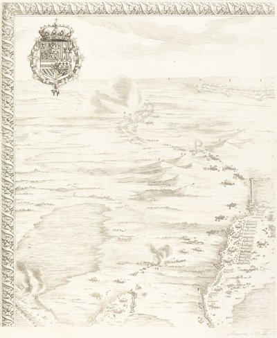 Oblężenie Bredy [tablica 1 z 6] autorstwa Jacques Callot