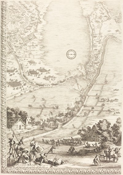 Oblężenie Bredy [tablica 4 z 6] autorstwa Jacques Callot